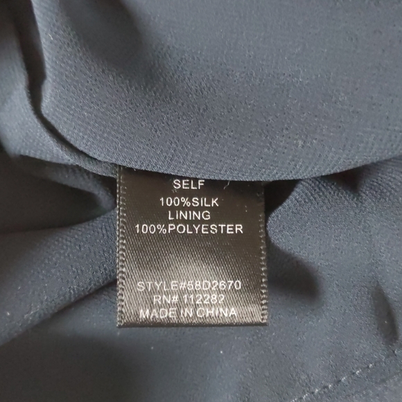 Greylin Sera 100% Silk Dress in Indigo - Picture 14 of 16